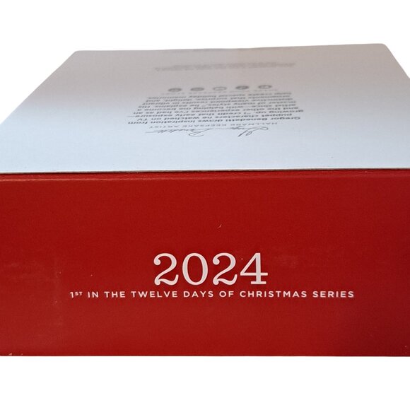 2024 Hallmark Keepsake Twelve Days of Christmas Ornament Papercraft 1st … - Picture 4 of 9